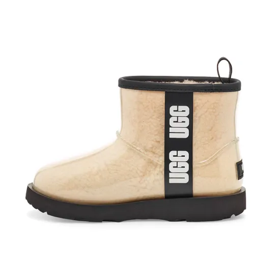 UGG Classic Clear Mini II Boot Natural Black Kids