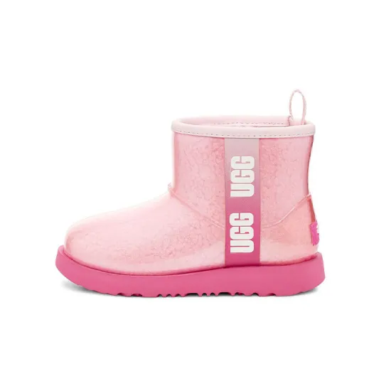 UGG Classic Clear Mini II Snow Boots Pink Teenagers