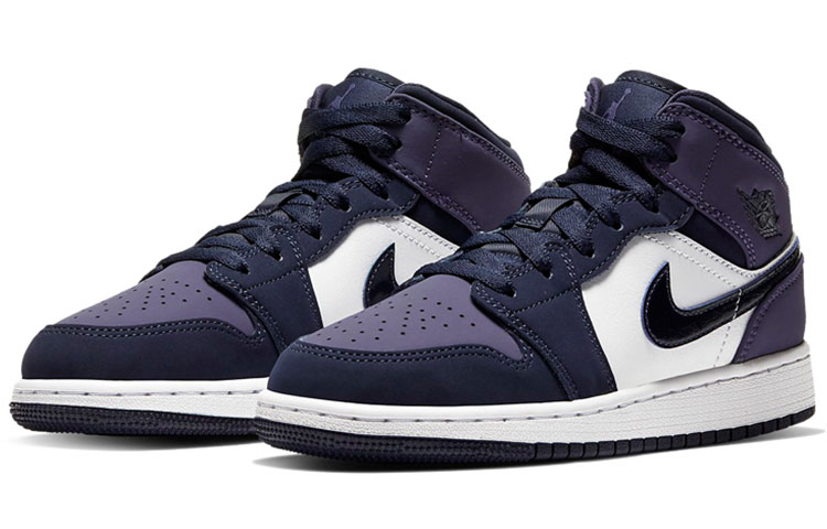 Jordan Air Jordan 1 Mid Sanded Purple GS