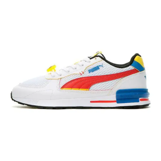 Puma SmileyWorld X Graviton Big Kid 'White High Risk Red'