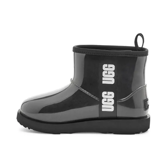 UGG Classic Clear Mini II Boot Black Kids