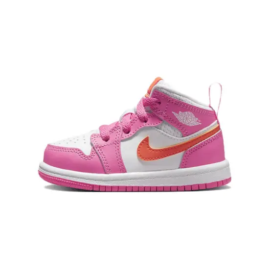 Jordan 1 Mid Pinksicle Safety Orange TD