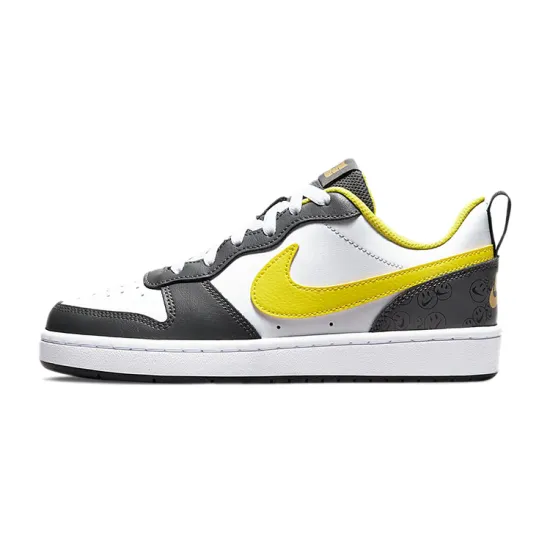 Nike Court Borough Low 2 SE 'White Yellow Strike GS
