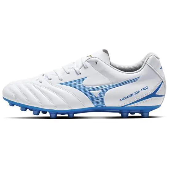 Mizuno MONARCIDA NEO 3 Soccer Shoes Unisex Low-Top White Blue
