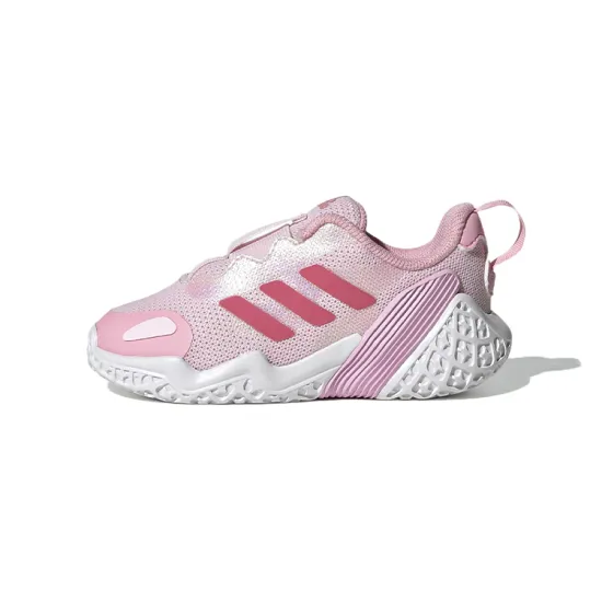 Adidas 4Uture Anti Slip Wear Resistant Low Top Running Shoes Pink Infant And Toddler