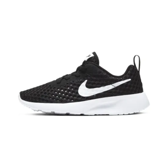 Nike Tanjun BR BPE Slip Resistant Cushioning Breathable Low Top Sports Casual Shoes Black White Pre school