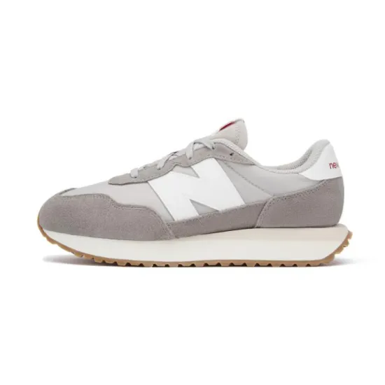 New Balance NB 237 Wear-Resistant Low-Top Running Shoes Gray Teenagers