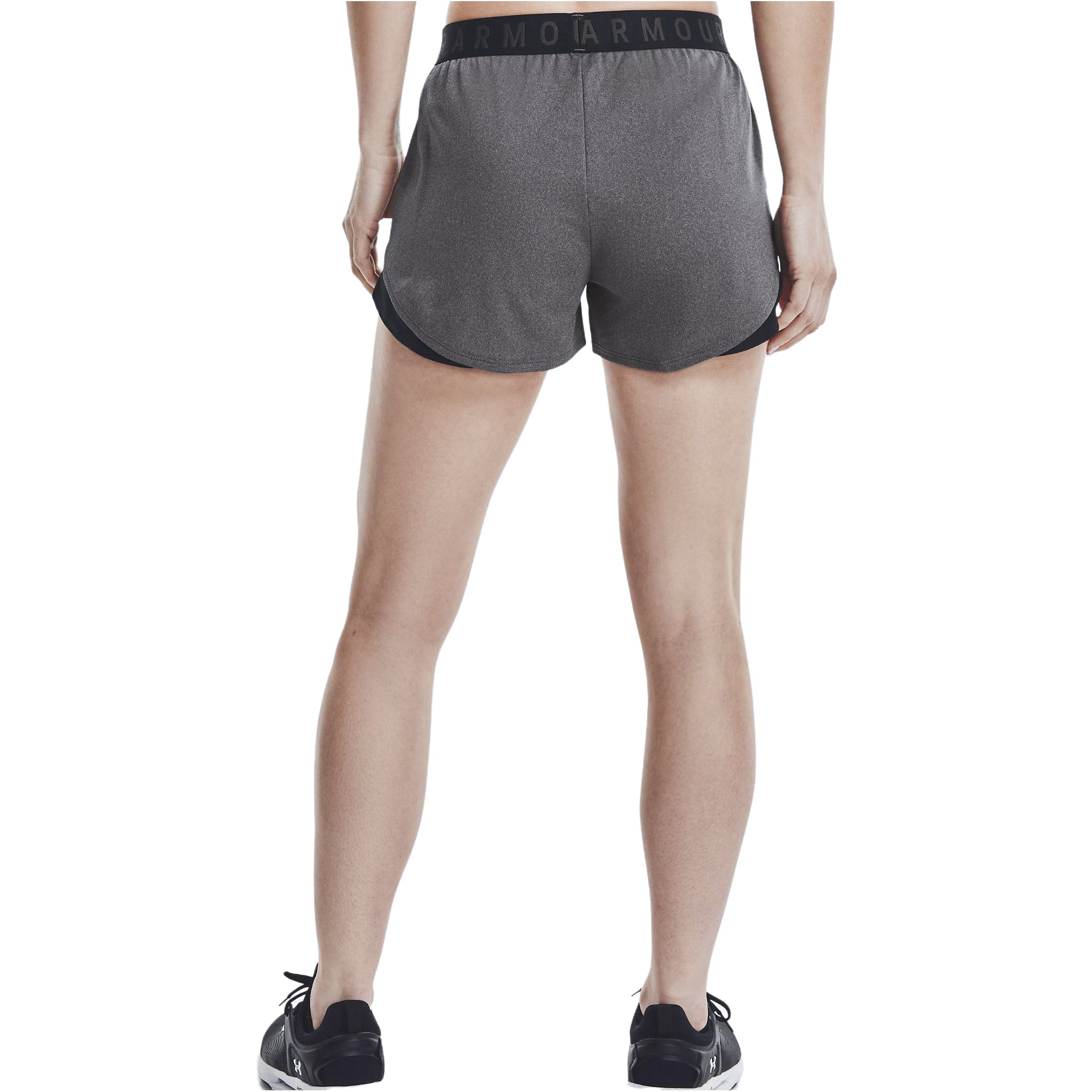 Under Armour Sports Shorts Women’s Gray Moderate Mock Two Piece