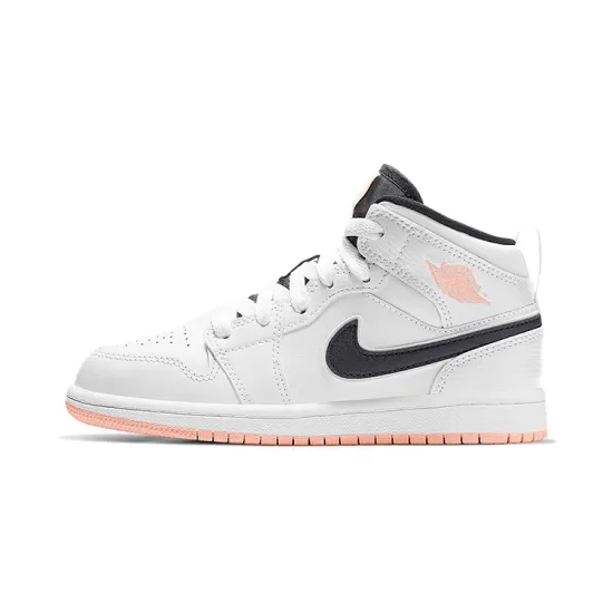 Jordan 1 Mid PS White Arctic Orange