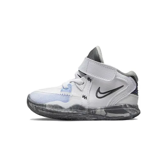 Nike Kyrie 8 Infinity Mid Top Toddler Shoes White Black Infant And Toddler