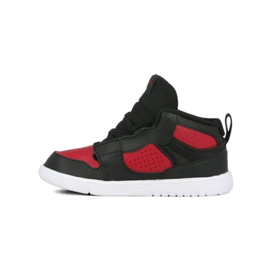 Jordan Access Mid Top Skateboard Shoes Black Red Infant And Toddler