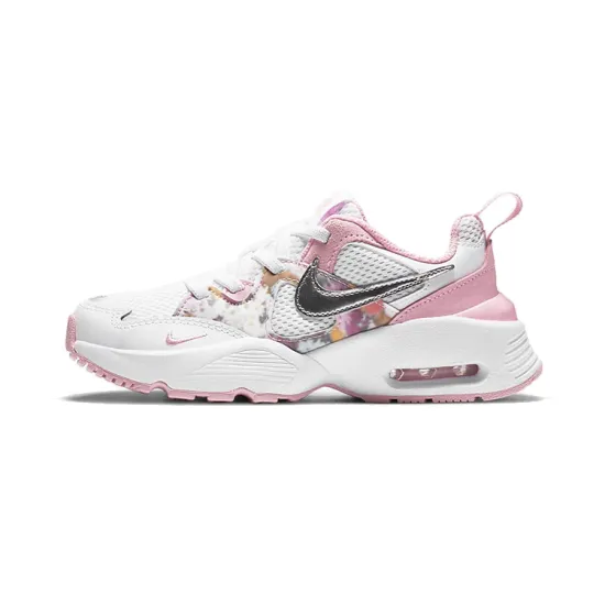 Nike Air Max Fusion SE Durable Breathable Low Top Kids Lifestyle Shoes Pink White Children Aged 3 7 Years Old