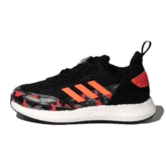 Adidas Rapida Lux Boa K Breathable Low-Top Kids' Running Shoes Black Orange Gray Kids'