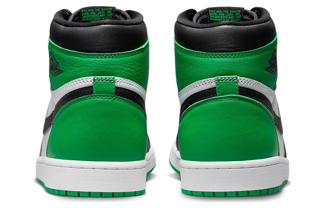 Jordan Air Jordan 1 High OG Black and Lucky Green GS