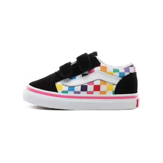 Vans Old Skool   V Toddler 'Rainbow Checkerboard'