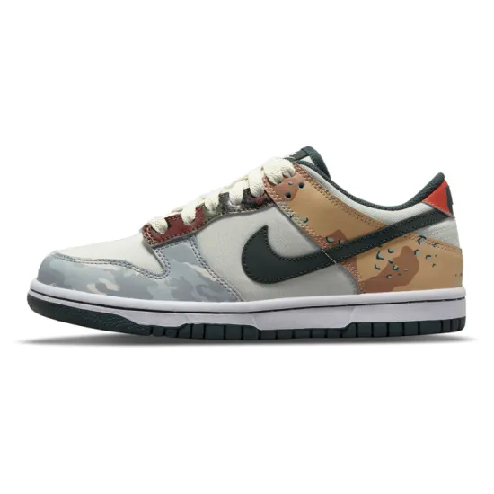 Nike Dunk Low Sail Multi-Camo GS