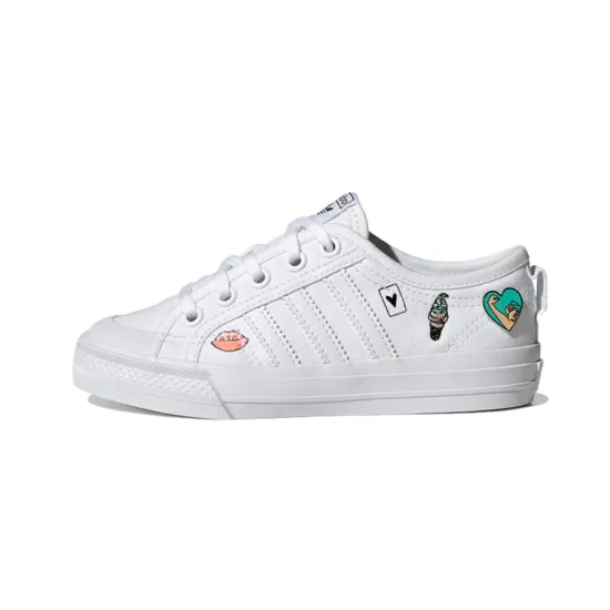 Adidas Originals NIZZA Series Kids" Skateboarding Shoes Pre-school
