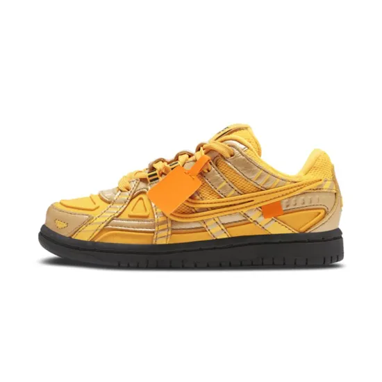 Nike Air Rubber Dunk Off-White University Gold PS