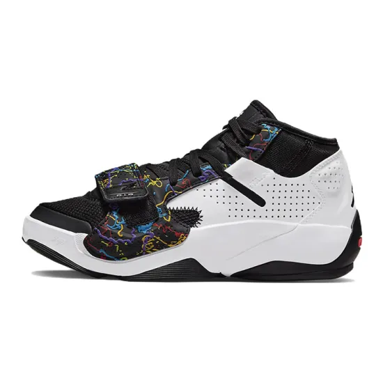 Jordan Zion 2 Noah White Black Multi-Color GS