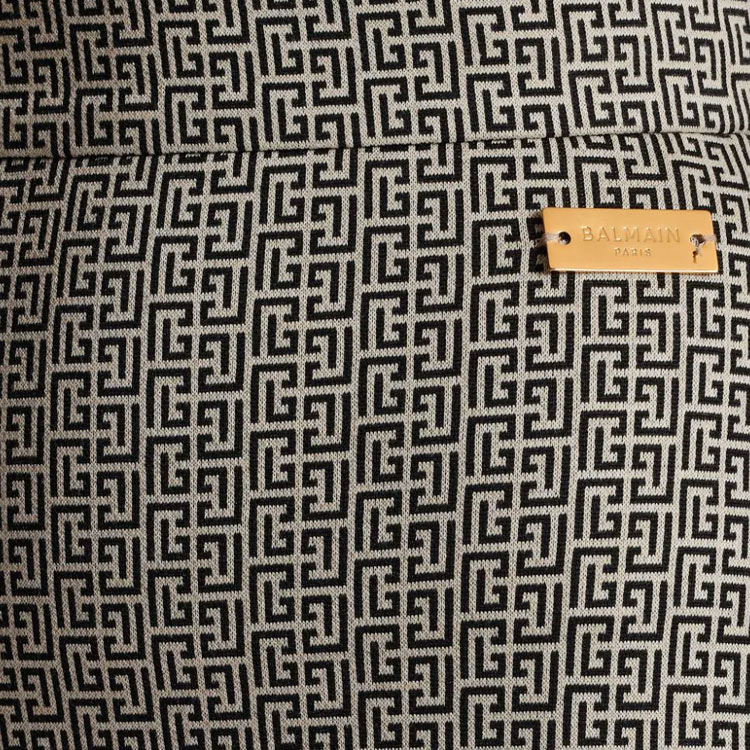 Женские штаны BALMAIN SS23 Logo (серые) — фото 6
