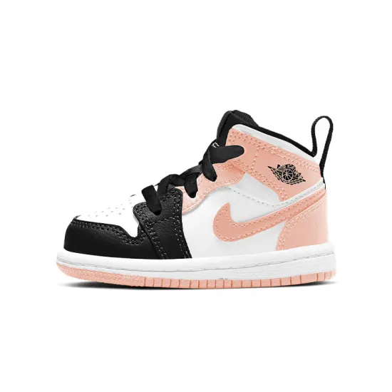 Jordan 1 Mid Arctic Orange Black Toe TD
