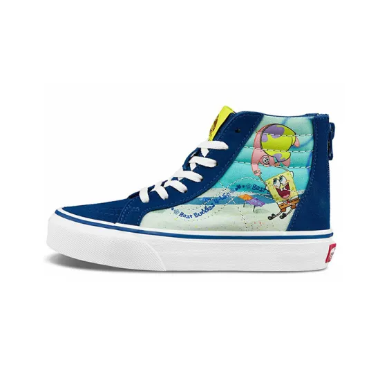 Vans Sk8  SpongeBob SquarePants X -Hi Zip Kids 'Best Buddies 4 Life'