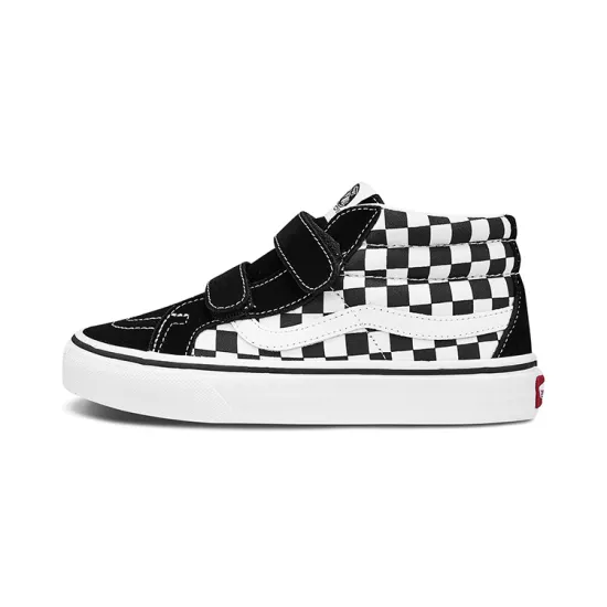 Vans Sk8-Mid Reissue V Kids 'Checkerboard - Black White'