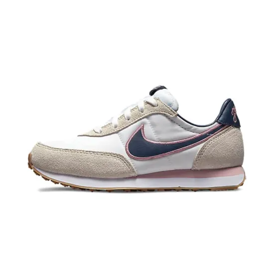 Nike Waffle Trainer 2 SE Low Top Sports Casual Shoes Apricot Blue Powder Children Aged 3 7 Years Old