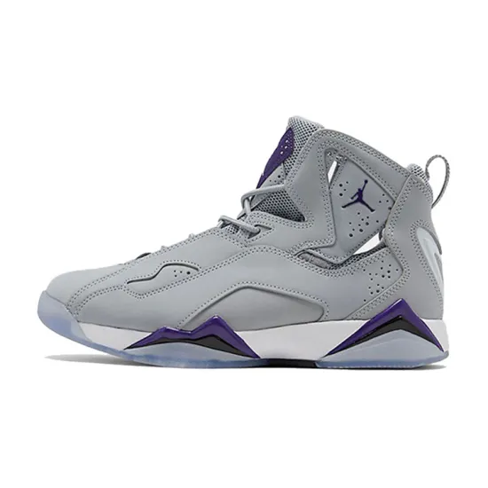 Jordan True Flight 'Wolf Grey Purple' GS