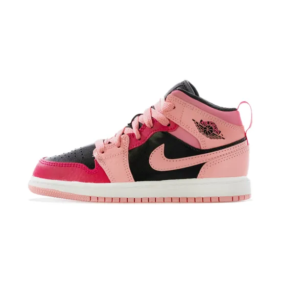 Jordan 1 Mid PS Coral Chalk