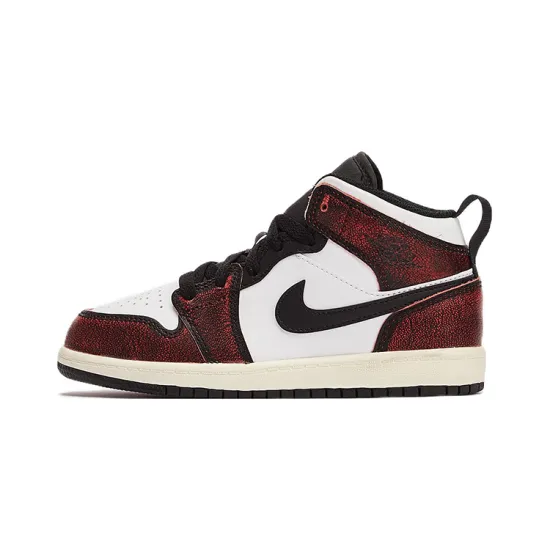 Jordan 1 Mid Wear-Away Chicago PS