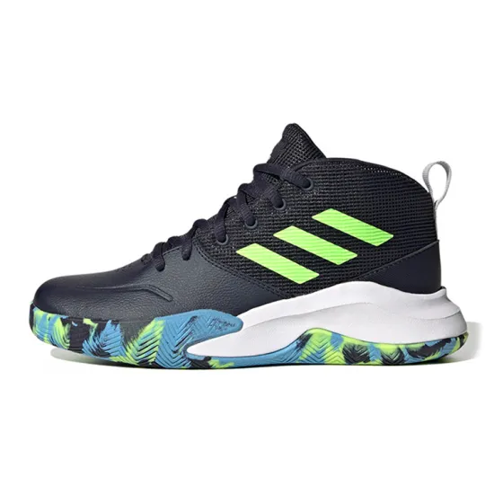 adidas Own The Game J Wide 'Legend Ink Signal Green'