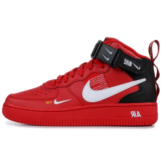 Nike Air Force 1 Mid Utility University Red GS