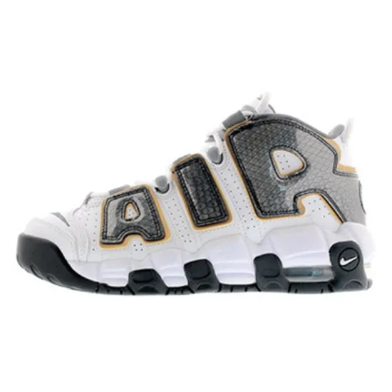 Nike Air More Uptempo White Anthracite Snakeskin GS