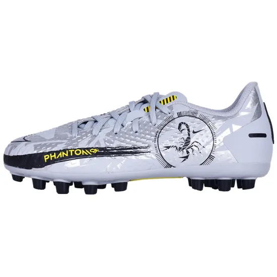 Nike Phantom GT Slip-Resistant Low-Top Kids' Soccer Shoes Gray Kids'