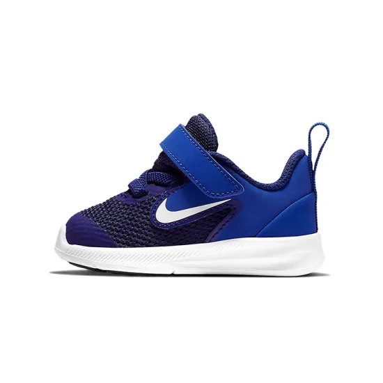 Nike Downshifter 9 Slip-Resistant Cushioning Wear-Resistant Low-Top Toddler Shoes Dark Blue Infant And Toddler