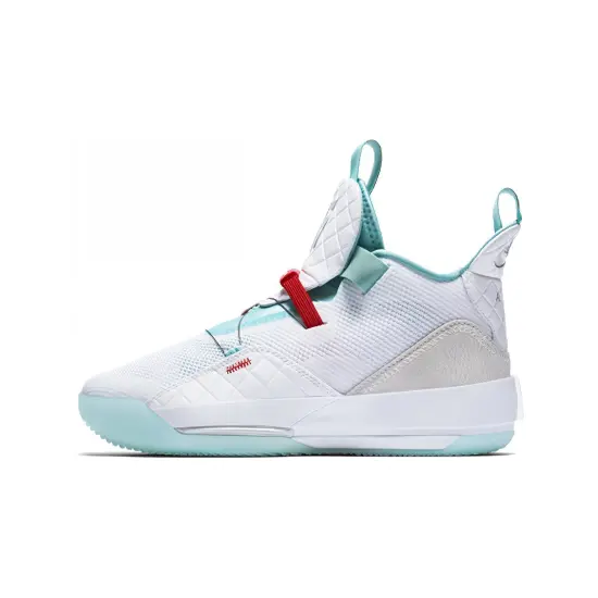 Jordan Air Jordan 33 Slip Resistant Cushioning Mid Top Children's Basketball Shoes Teenagers