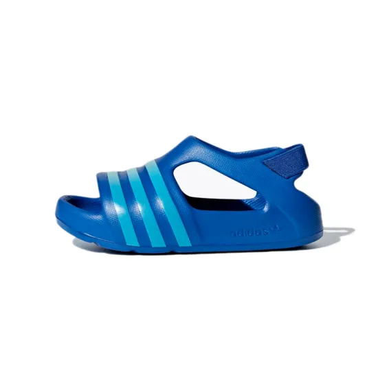 Adidas Originals ADILETTE Low-Top Toddler Shoes Blue Infant And Toddler