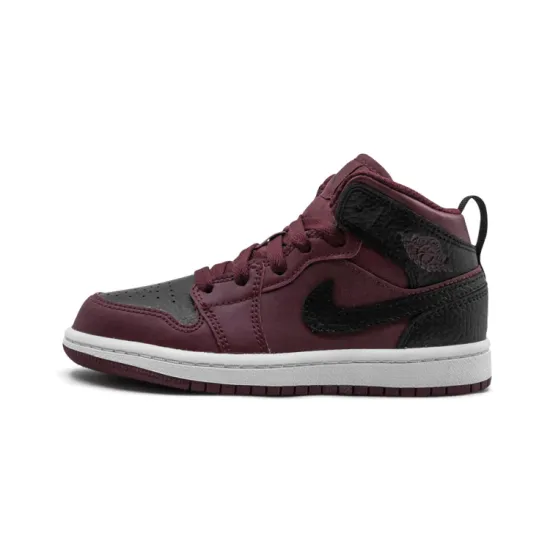 Jordan 1 Mid BP Team Red Black