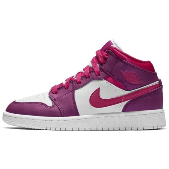 Jordan 1 Mid GS Rush Pink