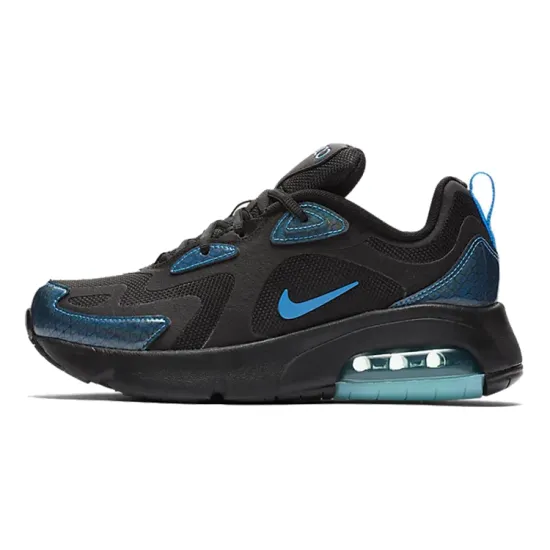 Nike Air Max 200 Black Blue Hero GS