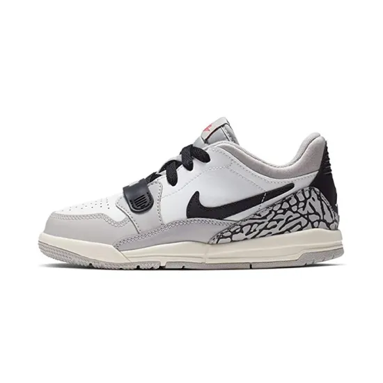 Jordan Legacy 312 Low Tech Grey Fire Red Black PS