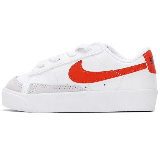 Nike Blazer '77 Low Top Toddler Shoes White Red Infant And Toddler