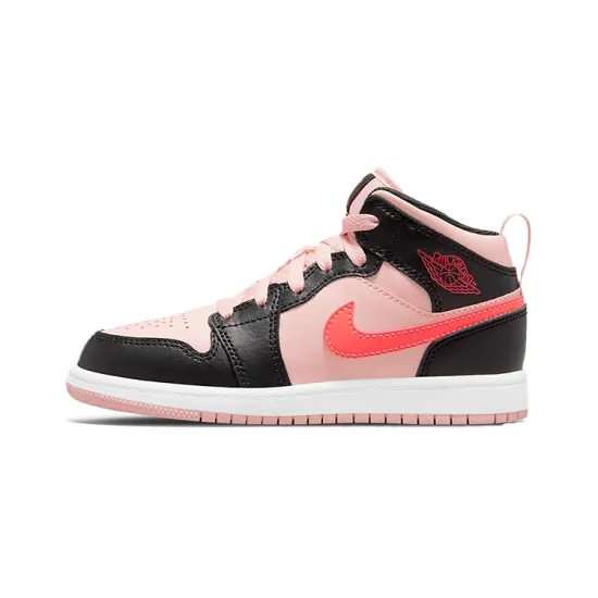 Jordan 1 Mid PS Black Pink Crimson