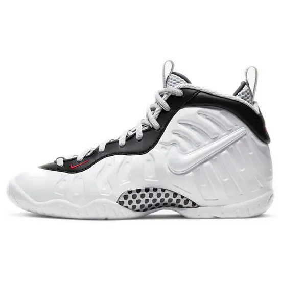 Nike Air Foamposite Pro White Black University Red GS