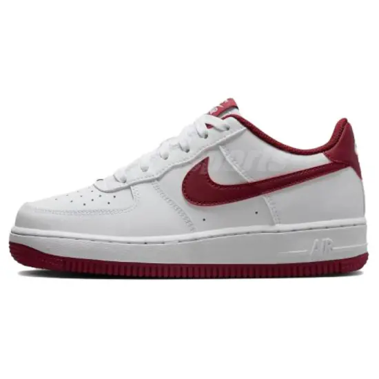 Nike Air Force 1 White Team Red GS
