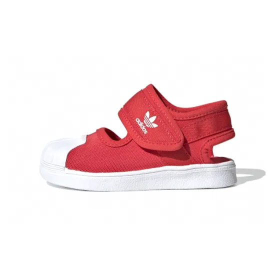 Adidas Originals 360 Anti Slip Wear Resistant Low Top Baby & Toddler Shoes Red White Infant And Toddler