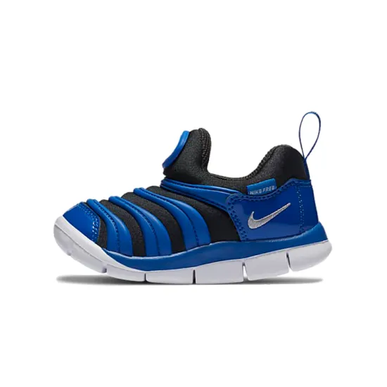 Nike Dynamo Free Slip-Resistant Cushioning Support Low-Top Sports Casual Shoes Blue Black Infant And Toddler