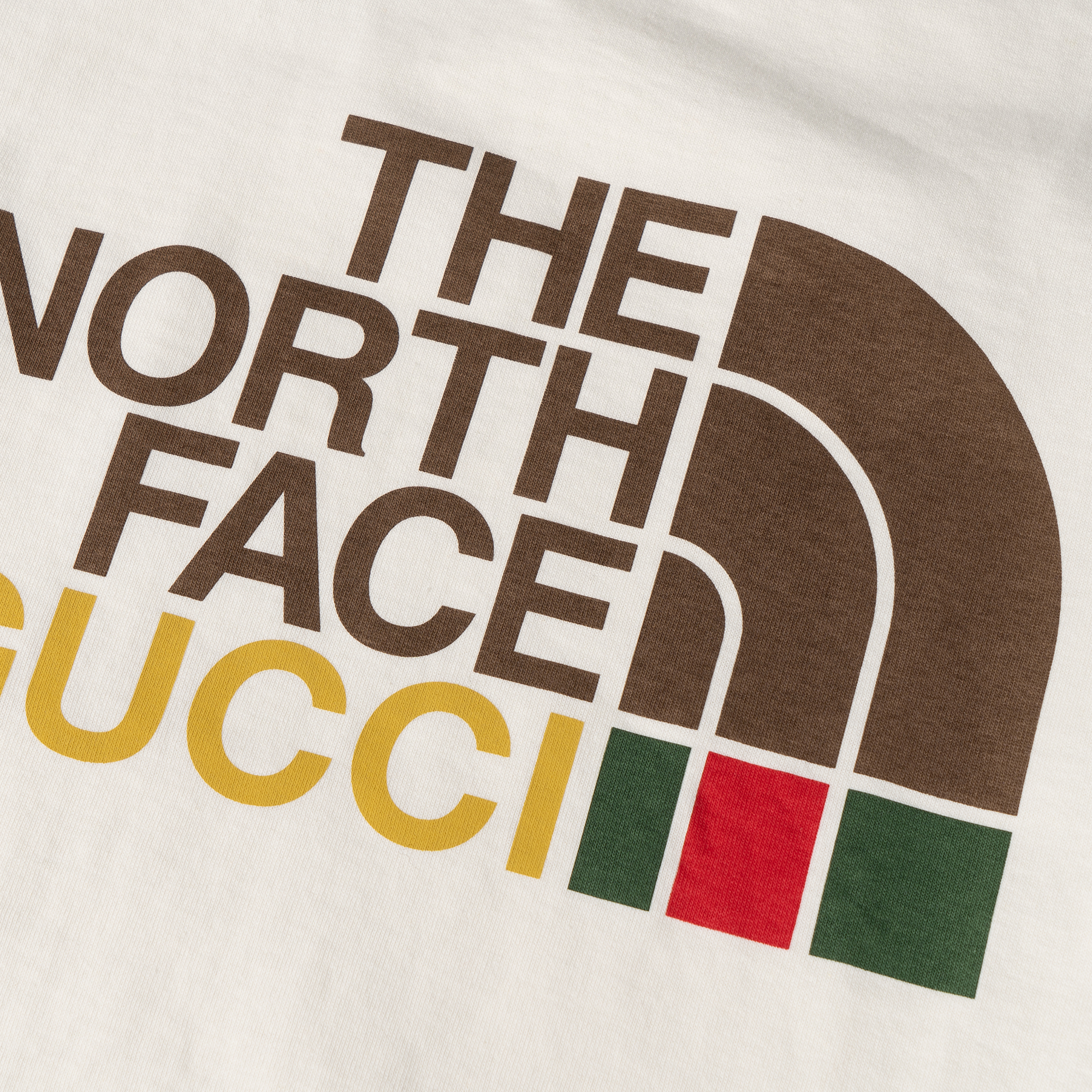 Женская футболка Gucci x The North Face (белая) — фото 8