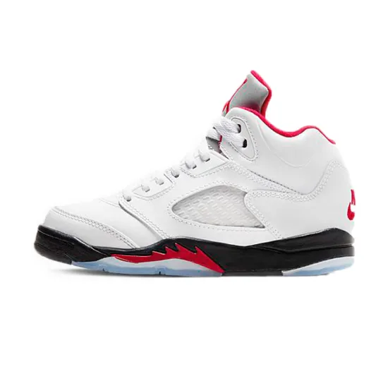 Jordan 5 Retro Fire Red Silver Tongue 2020 PS